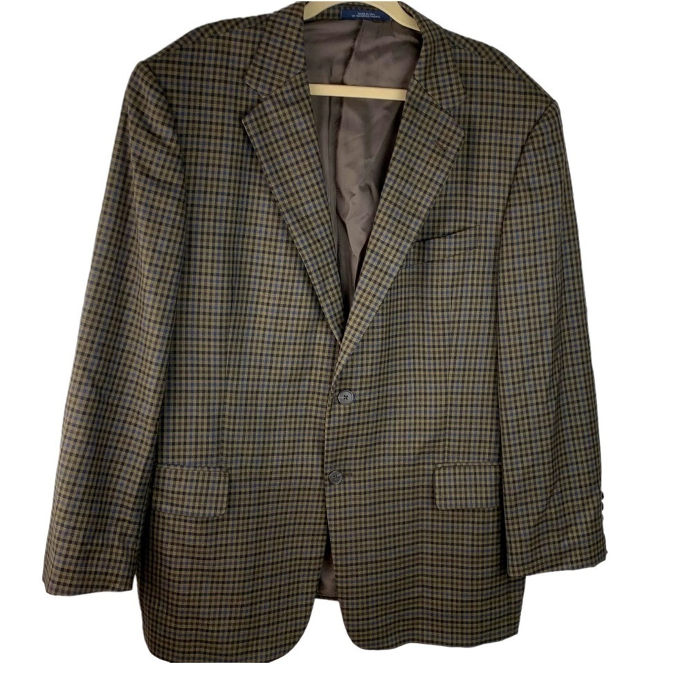 Joseph Abboud Mens 100% Wool Sport Coat Blazer Sz 44R‎